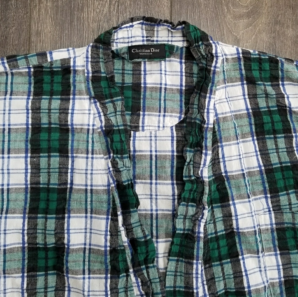 Christian Dior Plaid Robe - One Size - Picture 2 of 8